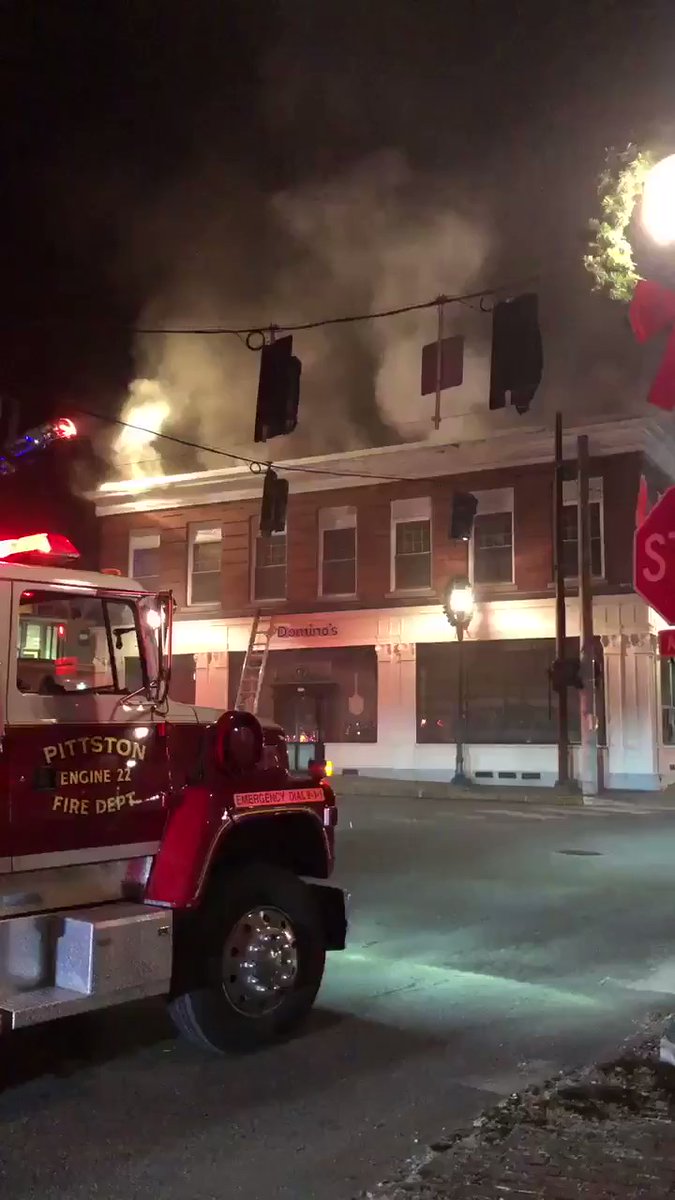 Crews are on scene of fire on Water Street in Gardiner