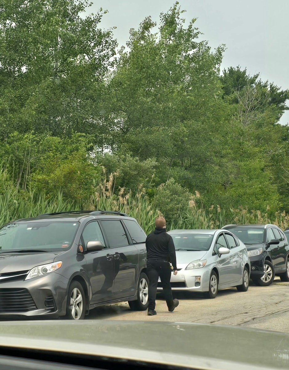 Law enforcement has provided us with these photos of the individual suspected of slashing Jon Fetherston's tires at the anti-ICE rally in Scarborough. 